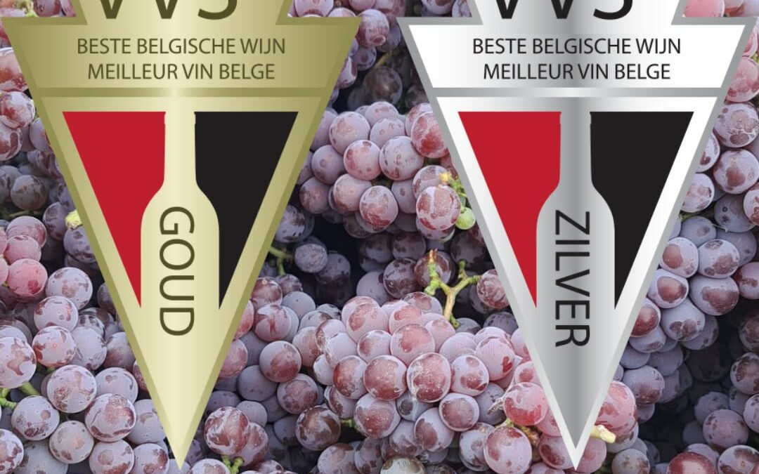 Nos vins médaillés au concours meilleur vin belge 2026!